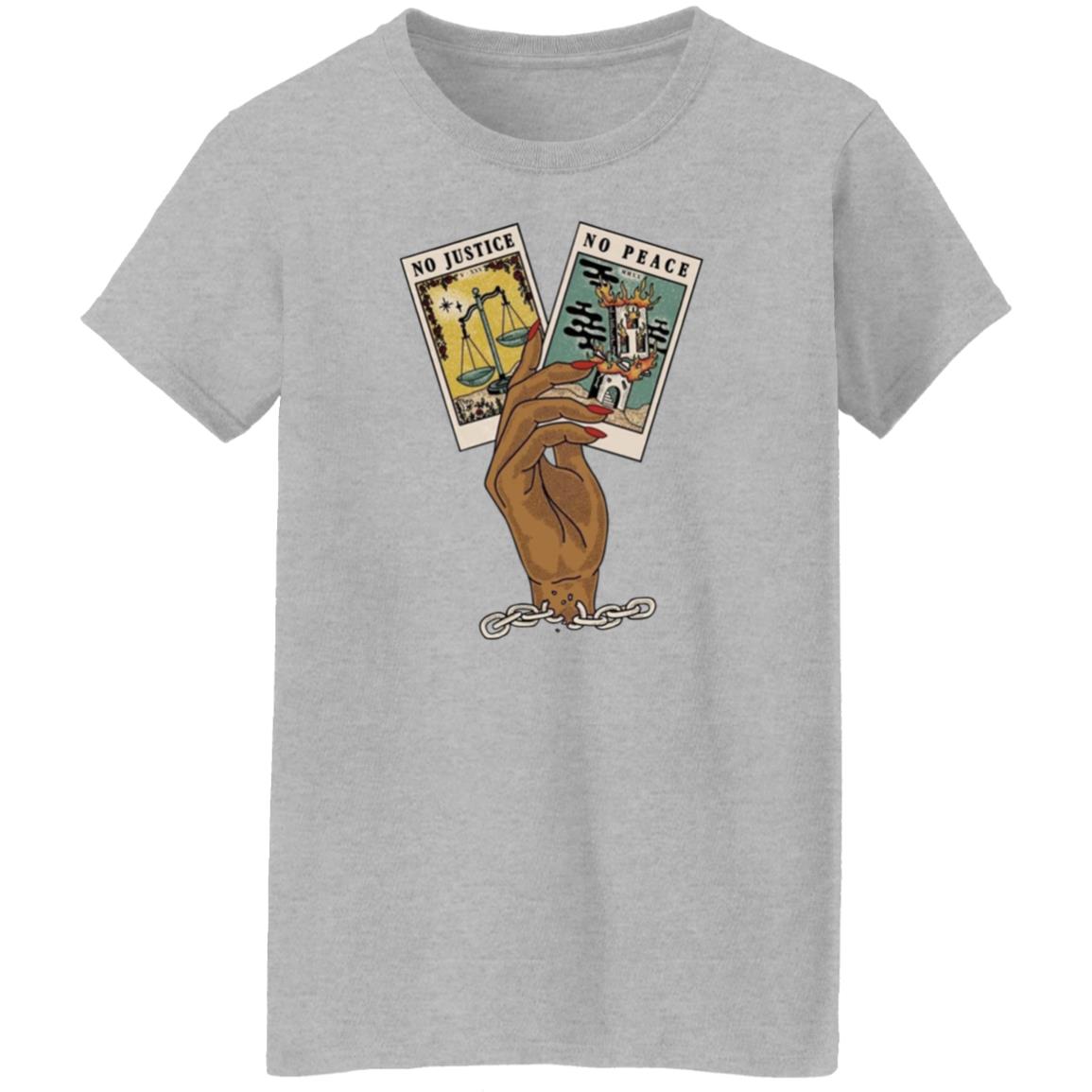 No Justice No Peace Tarot Shirt Gimelresh No Justice No Peace Shirt Hoodie Sweatshirt - Teechipus