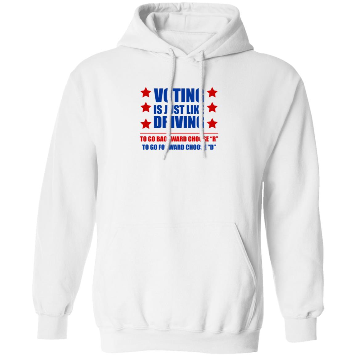 Voting Is Just Like Driving To Go Backward Choose Shirt Emili Winstn Voting Is Just Like Driving Vote Democrat Shirt - Teechipus