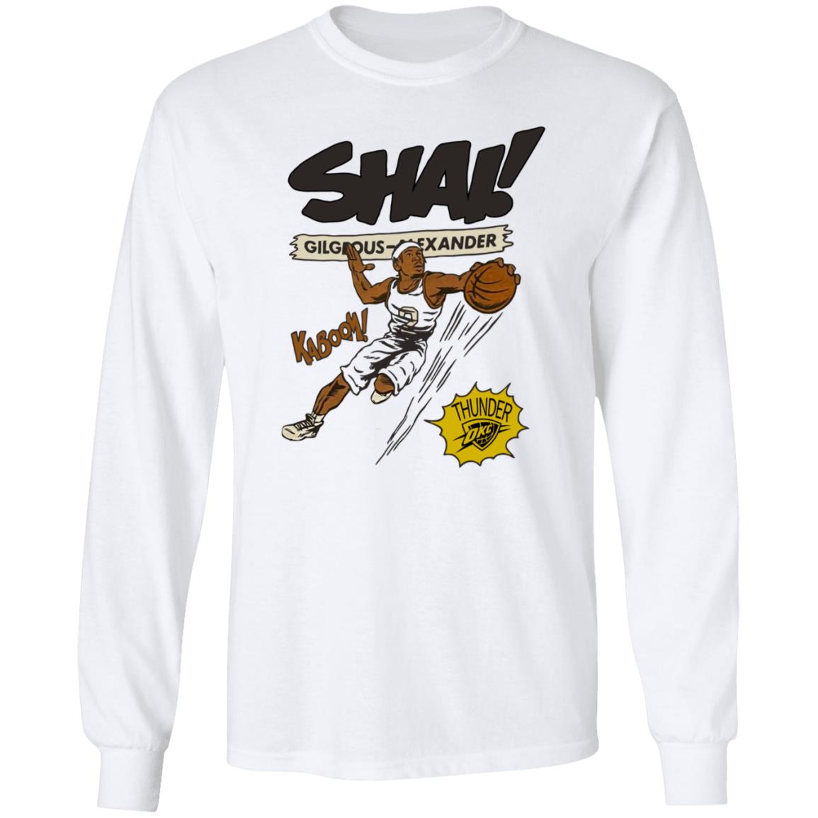 Shai Gilgeous Alexander Kaboom Shirt Thunderchats Shai Gilgeous Alexander Kaboom Shirt Hoodie Sweatshirt - Teechipus