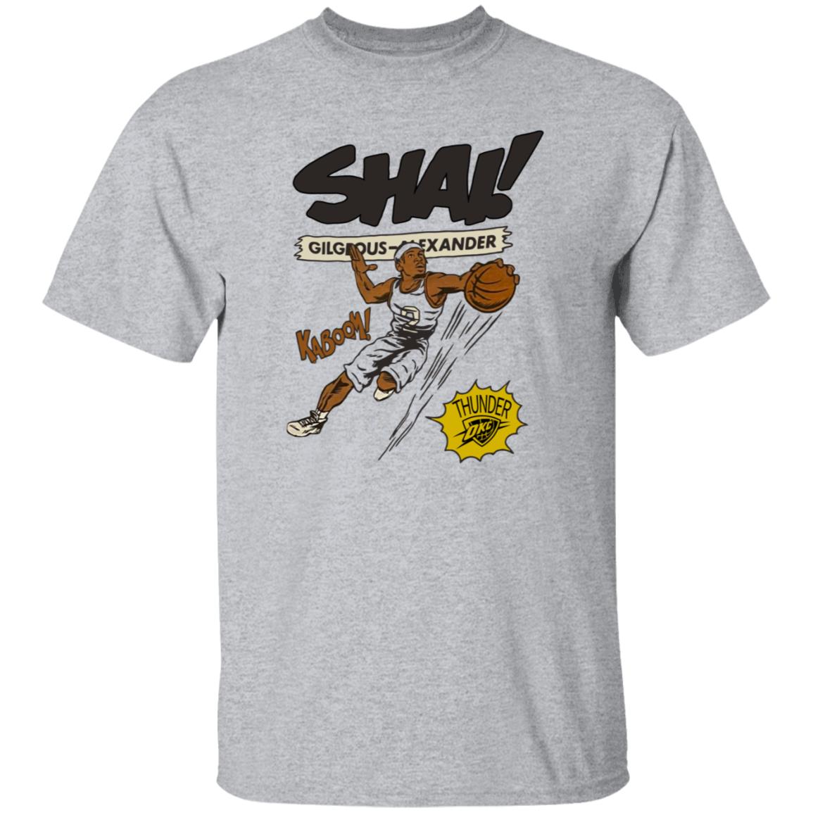 Shai Gilgeous Alexander Kaboom Shirt Thunderchats Shai Gilgeous Alexander Kaboom Shirt Hoodie Sweatshirt - Teechipus