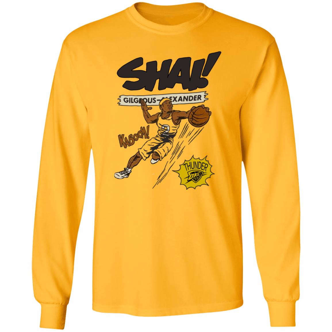 Shai Gilgeous Alexander Kaboom Shirt Thunderchats Shai Gilgeous Alexander Kaboom Shirt Hoodie Sweatshirt - Teechipus