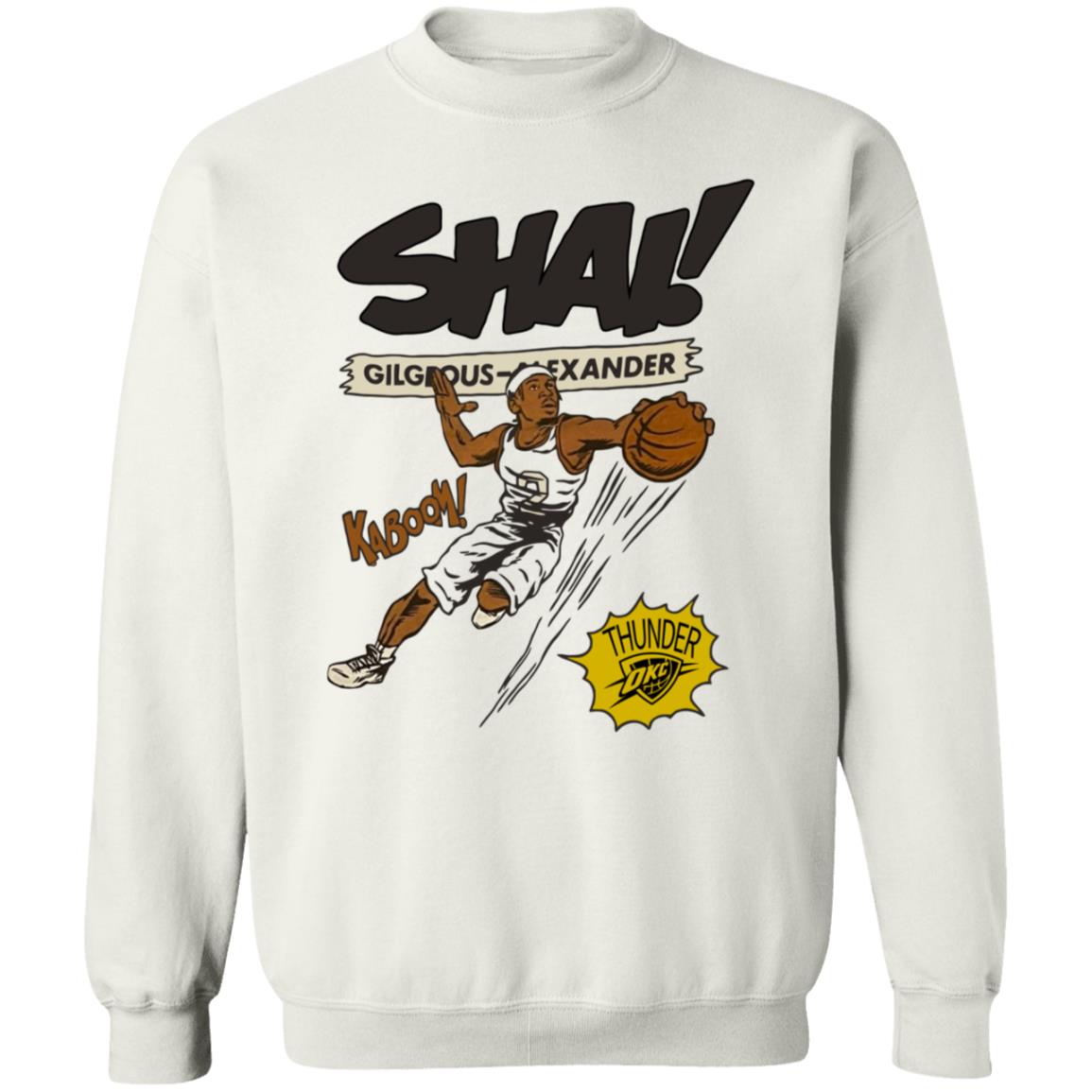 Shai Gilgeous Alexander Kaboom Shirt Thunderchats Shai Gilgeous Alexander Kaboom Shirt Hoodie Sweatshirt - Teechipus