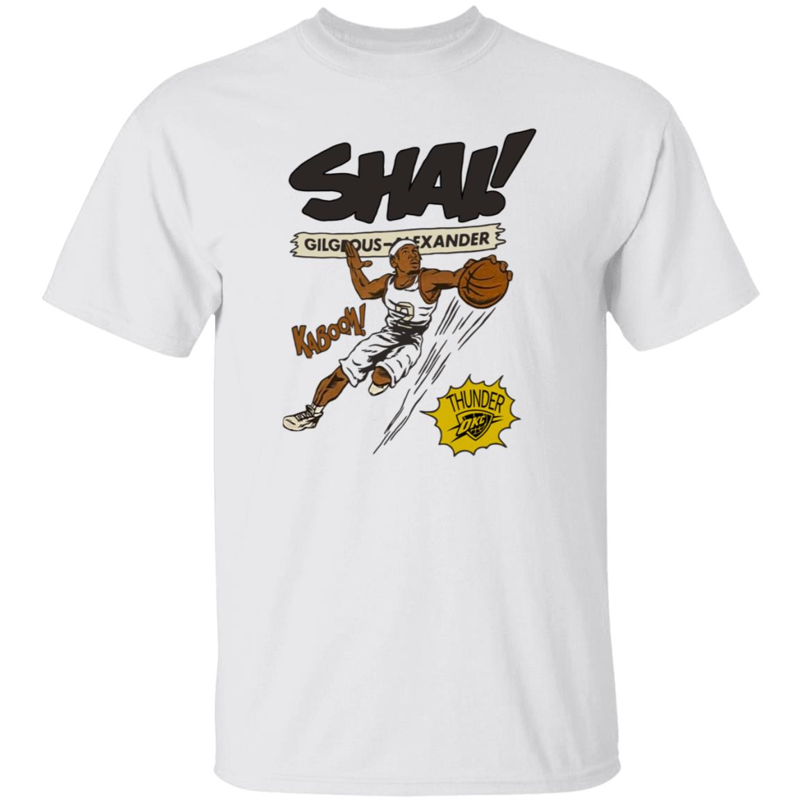 Shai Gilgeous Alexander Kaboom Shirt Thunderchats Shai Gilgeous Alexander Kaboom Shirt Hoodie Sweatshirt - Teechipus