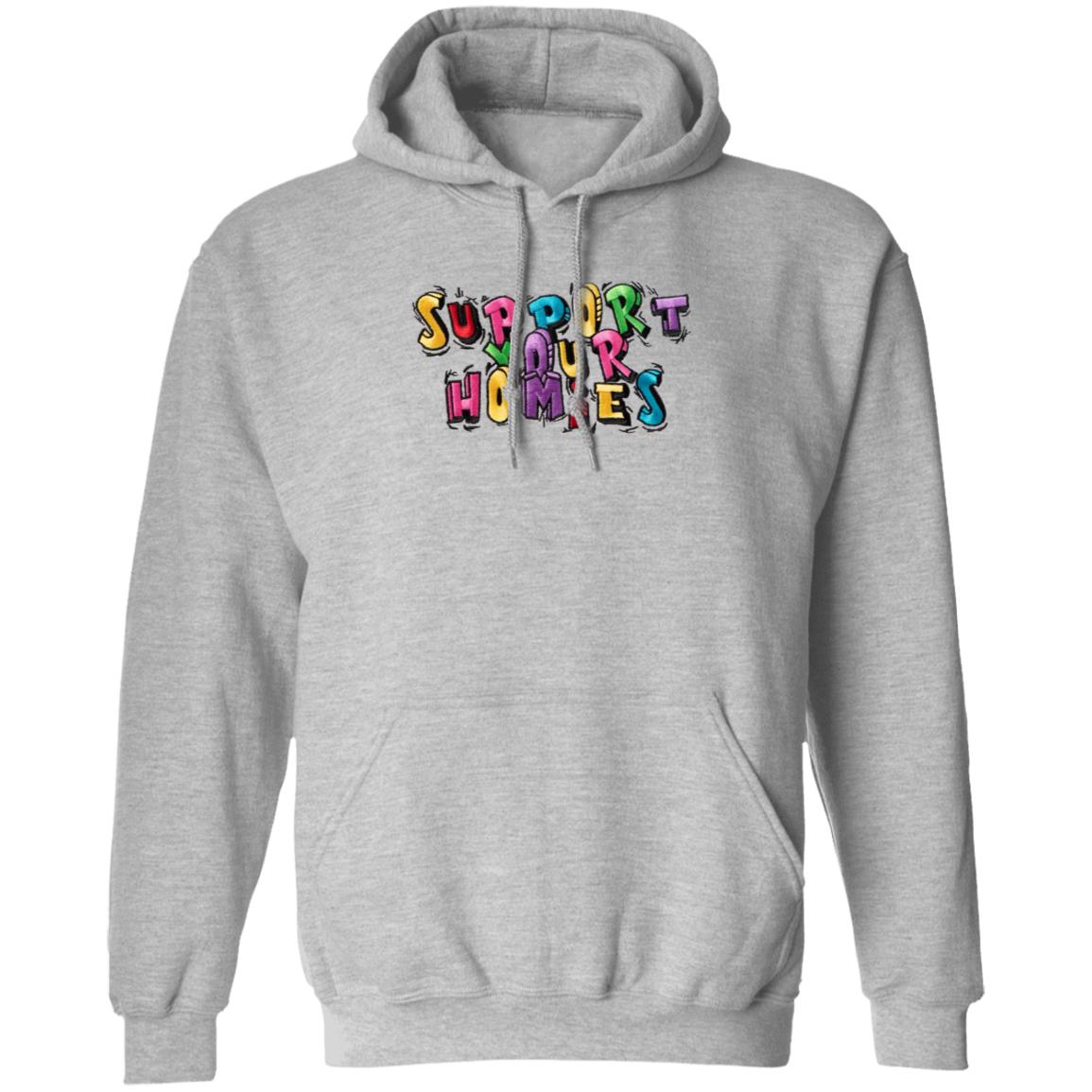 Scottie Barnes Support Your Homies Hoodie Bricks and Wood Merch - Teechipus
