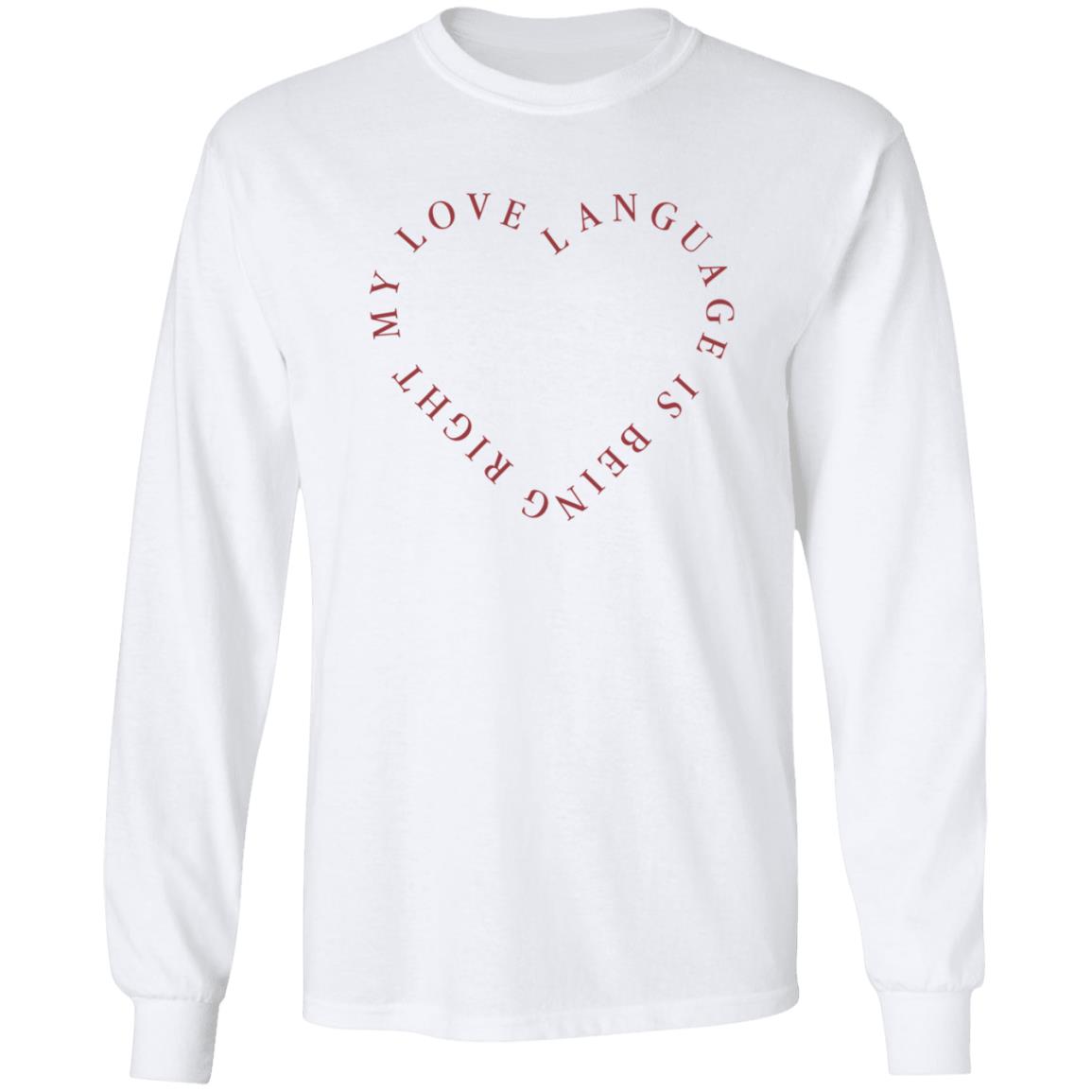 Girls Gotta Eat Merch Love Language Pink Shirt - Teechipus