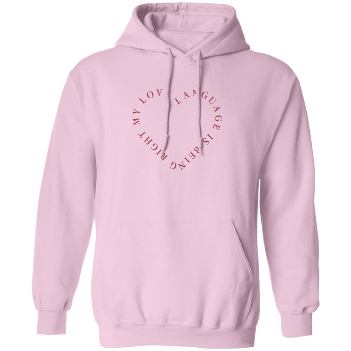 Girls Gotta Eat Merch Love Language Pink Shirt - Teechipus