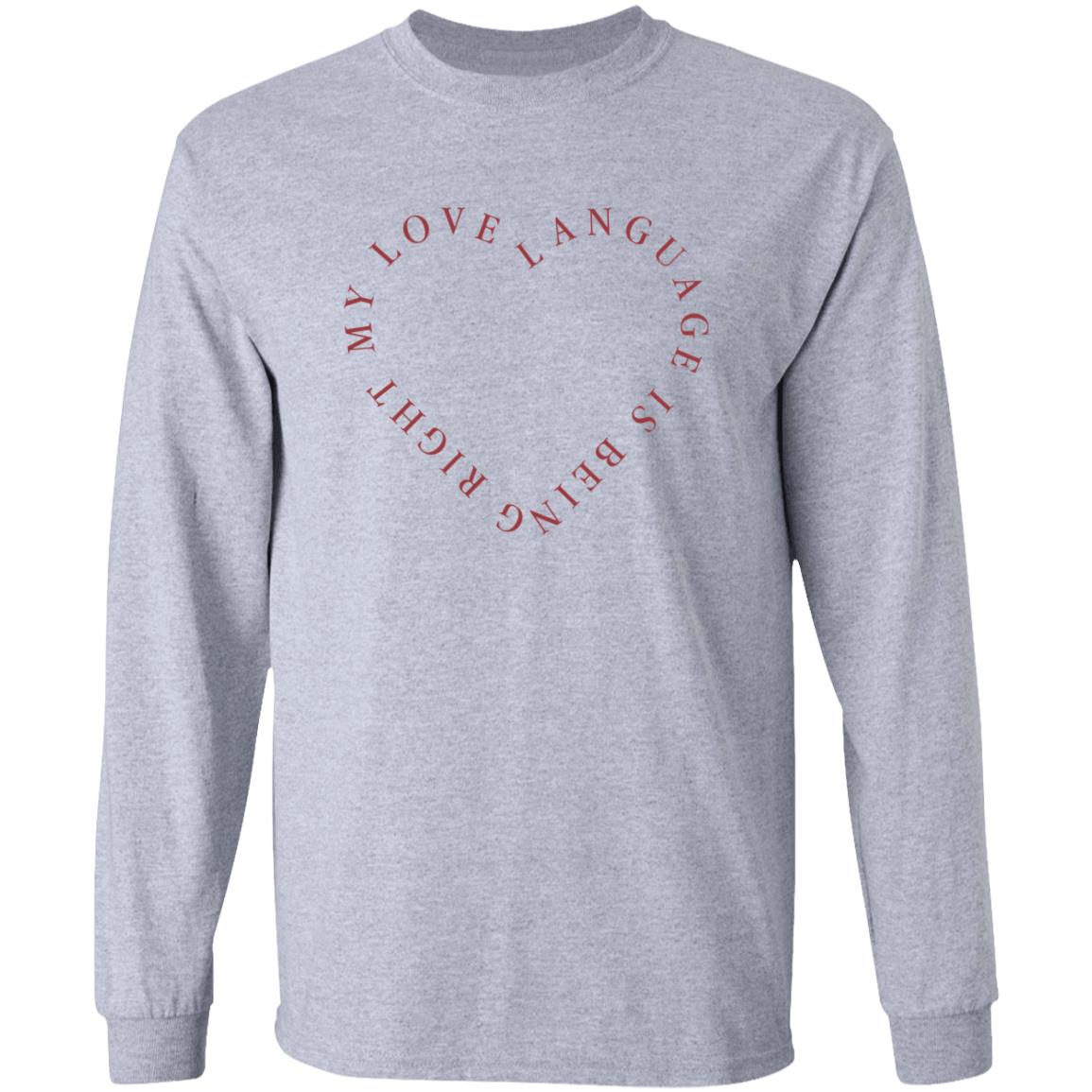 Girls Gotta Eat Merch Love Language Pink Shirt - Teechipus
