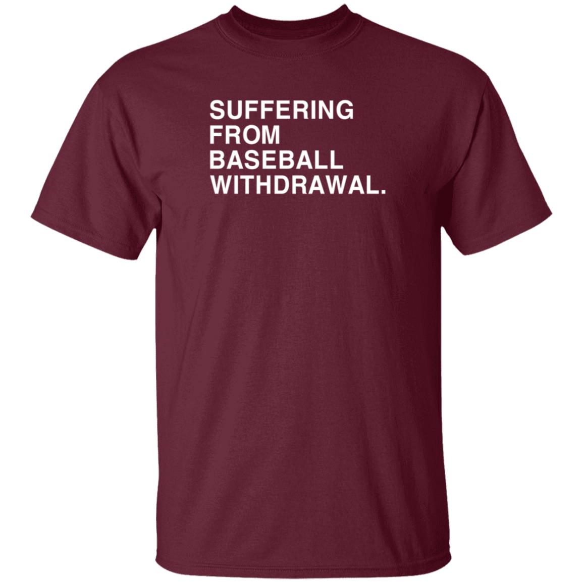 Obvious Shirts Suffering From Baseball Withdrawal Shirt Dubs Suffering From Baseball Withdrawal Hoodie - Teechipus