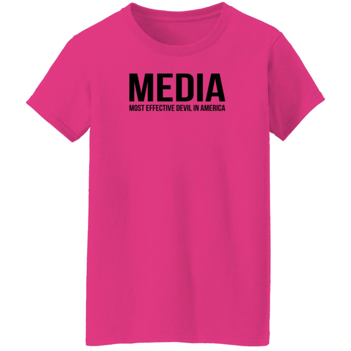 Media Most Effective Devil In America Shirt Maj Toure Media Most Effective Devil In America Shirt - Teechipus