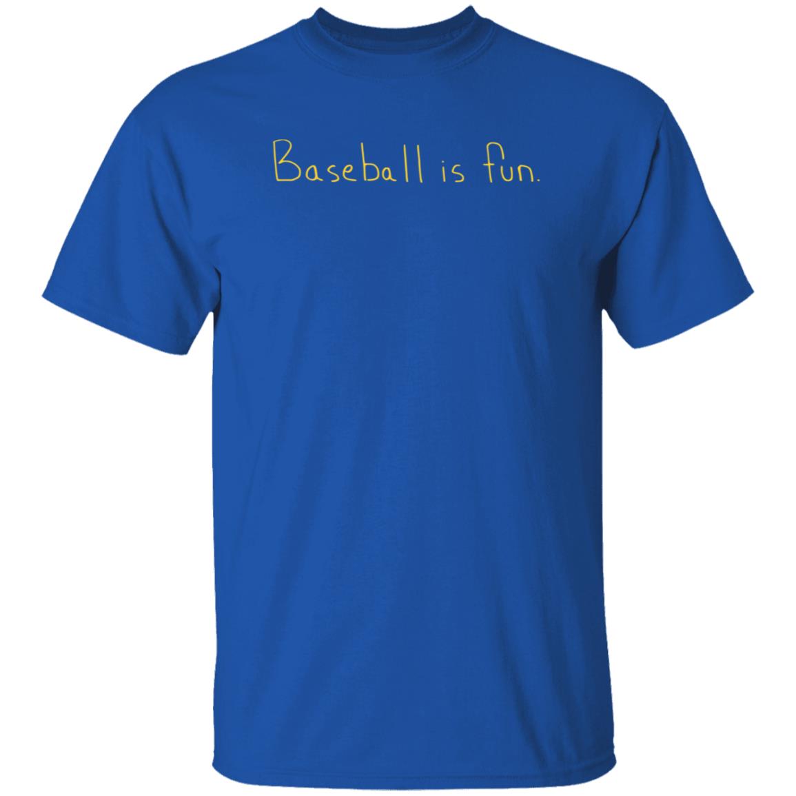 Baseball Is Fun T Shirt Baseball Is Fun Merch - Teechipus