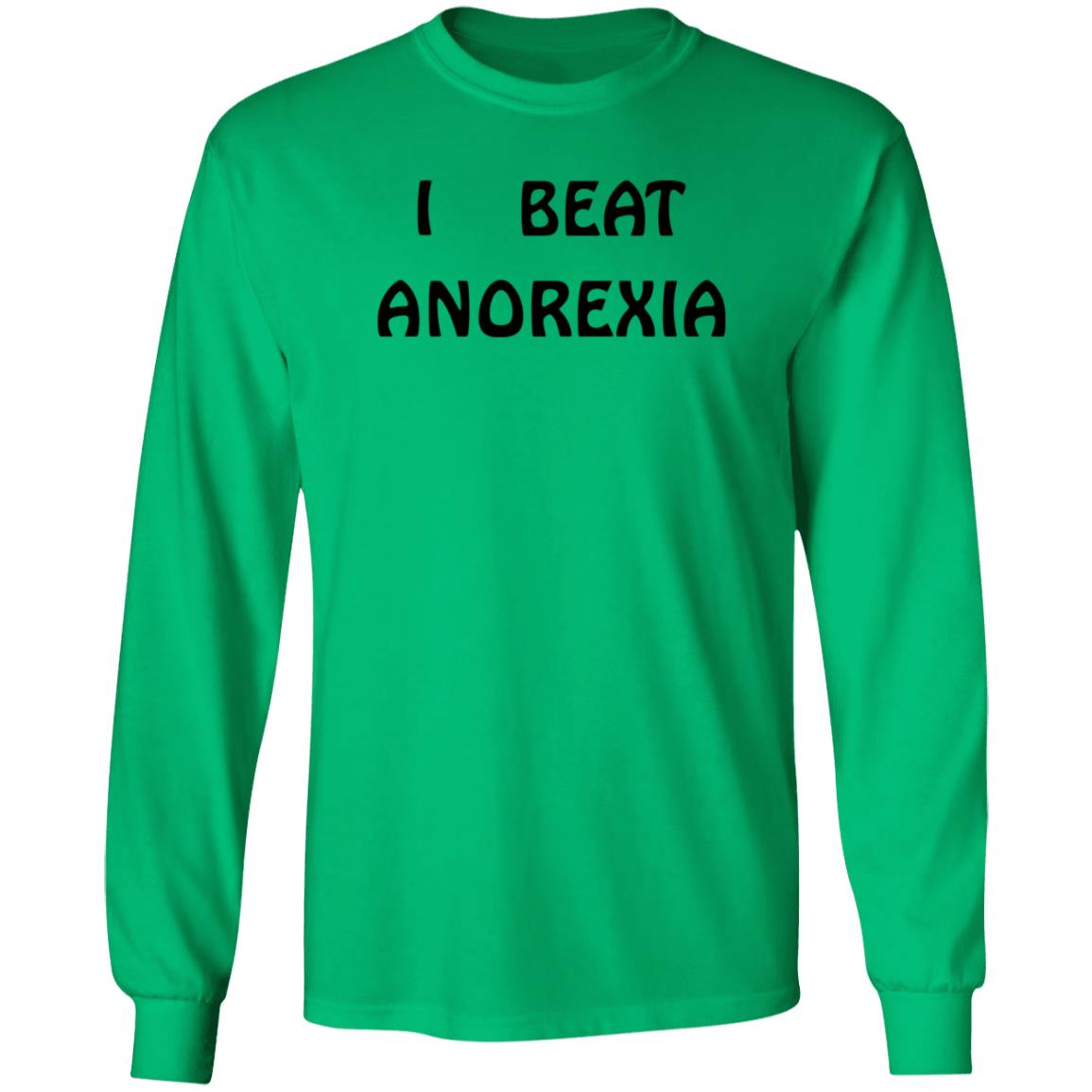 I Beat Anorexia Shirt Super 70S Sports I Beat Anorexia Shirt Hoodie Sweatshirt - Teechipus