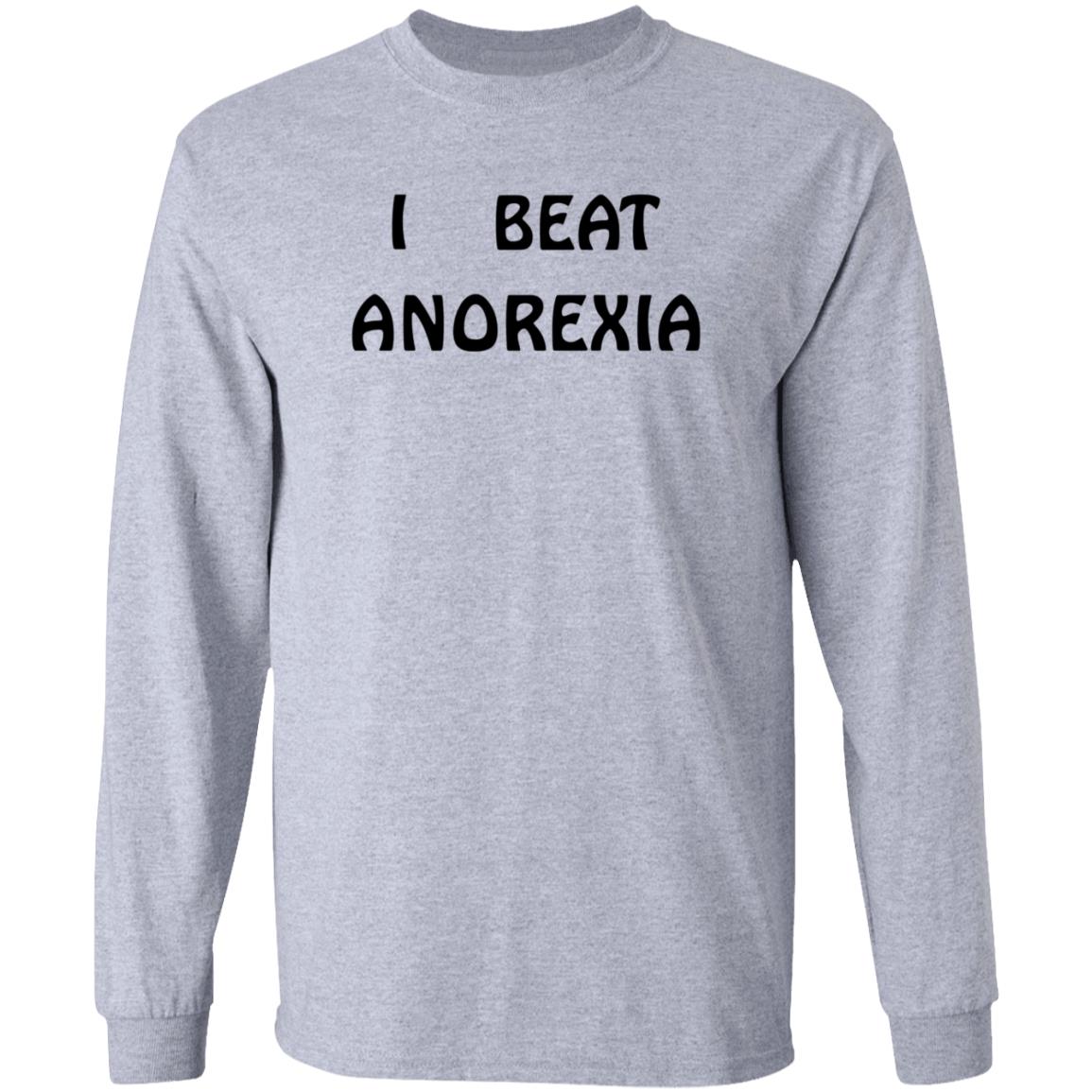 I Beat Anorexia Shirt Super 70S Sports I Beat Anorexia Shirt Hoodie Sweatshirt - Teechipus