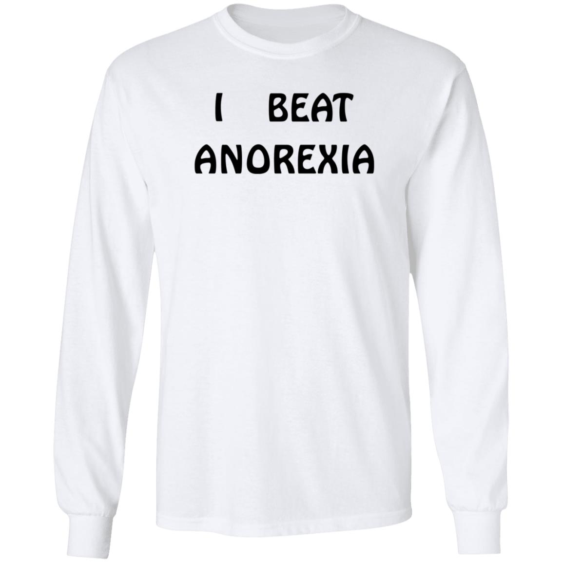 I Beat Anorexia Shirt Super 70S Sports I Beat Anorexia Shirt Hoodie Sweatshirt - Teechipus
