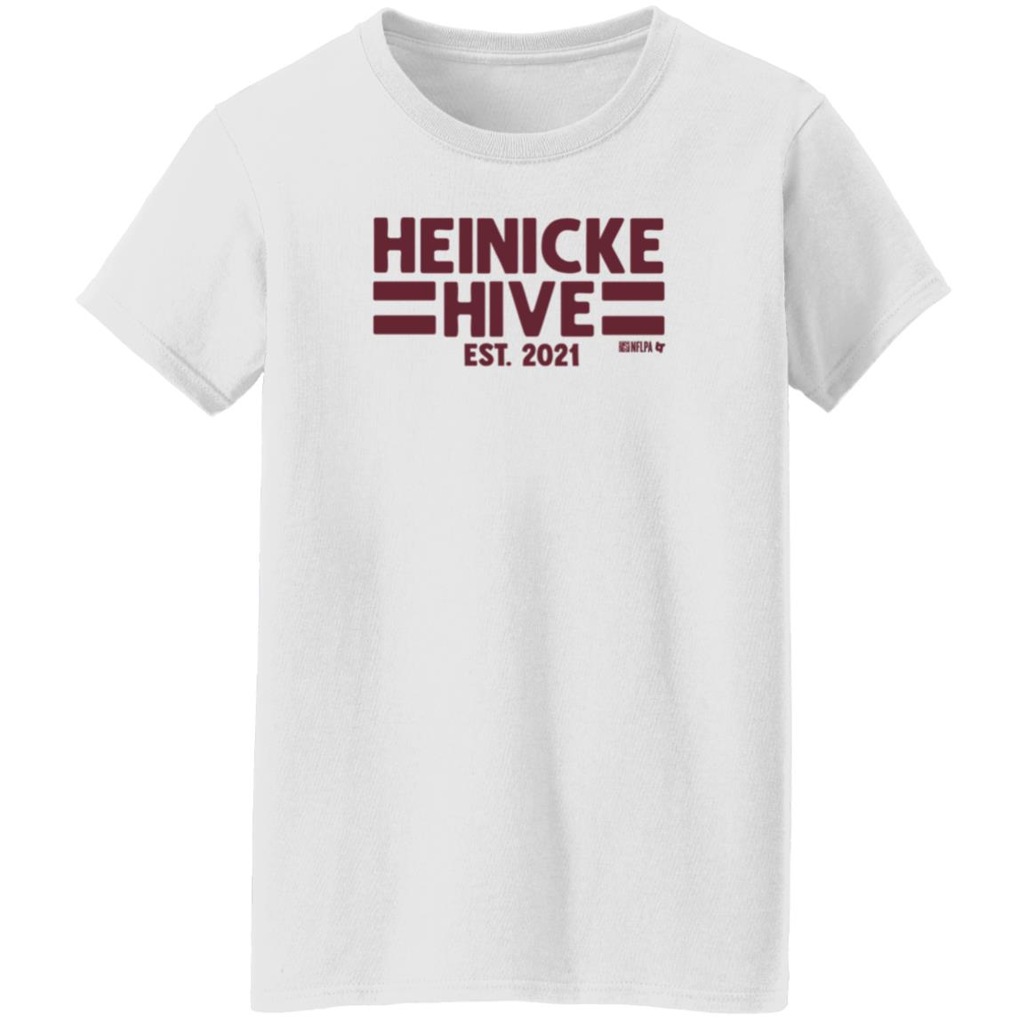 Taylor Heinicke Hive Shirt BreakingT Store Taylor Heinicke Hive Est 2021 Shirt Hoodie Sweatshirt - Teechipus