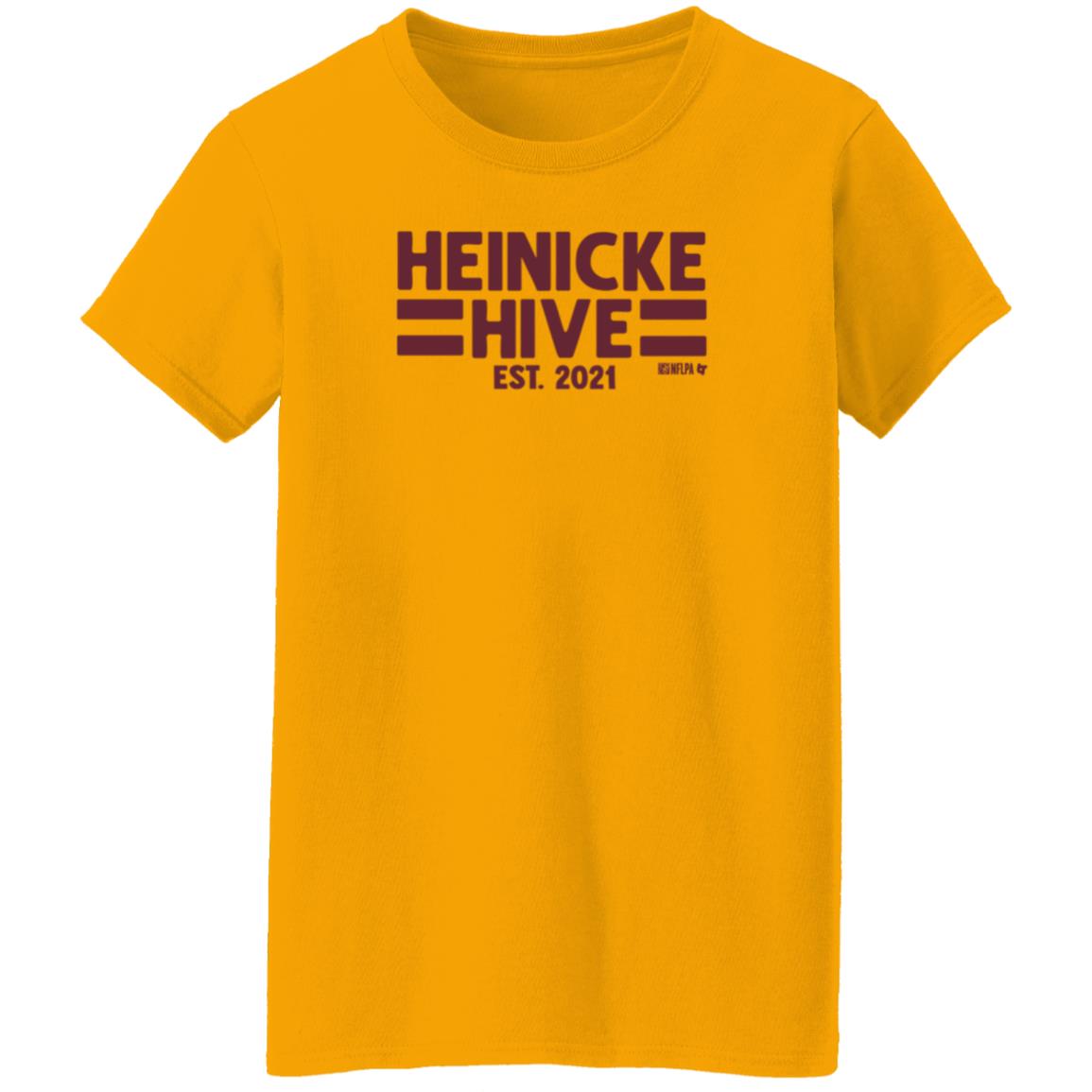 Taylor Heinicke Hive Shirt BreakingT Store Taylor Heinicke Hive Est 2021 Shirt Hoodie Sweatshirt - Teechipus