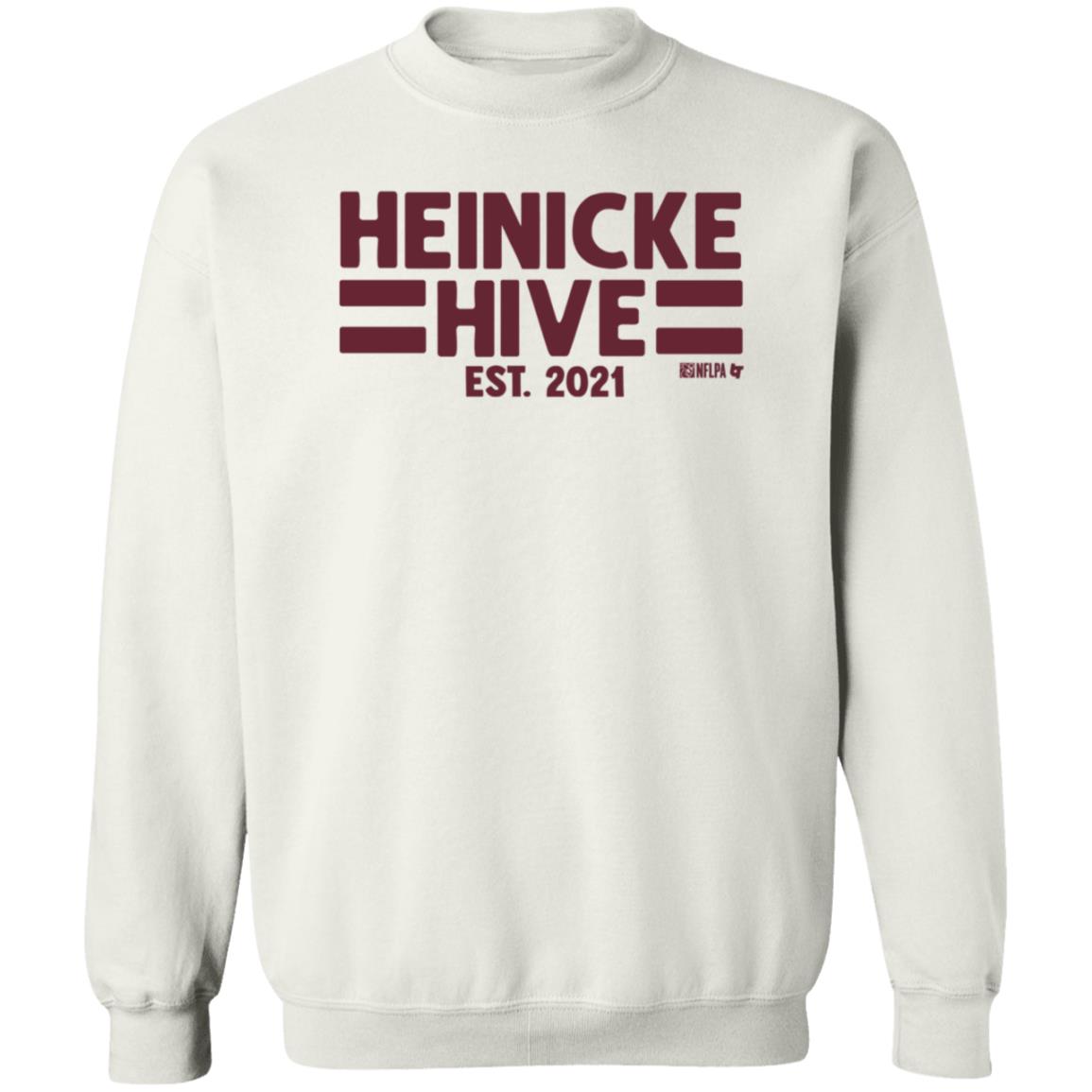 Taylor Heinicke Hive Shirt BreakingT Store Taylor Heinicke Hive Est 2021 Shirt Hoodie Sweatshirt - Teechipus