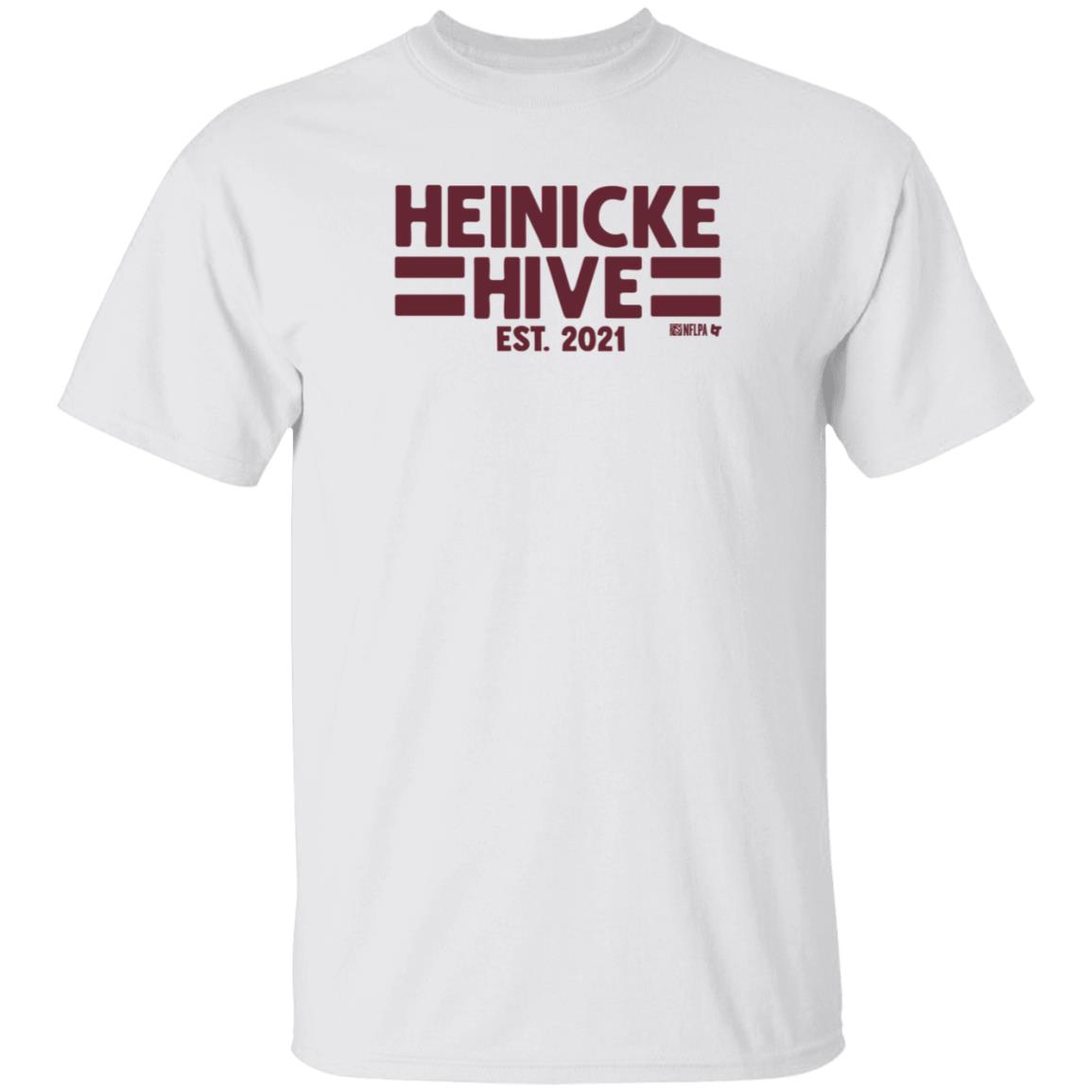 Taylor Heinicke Hive Shirt BreakingT Store Taylor Heinicke Hive Est 2021 Shirt Hoodie Sweatshirt - Teechipus