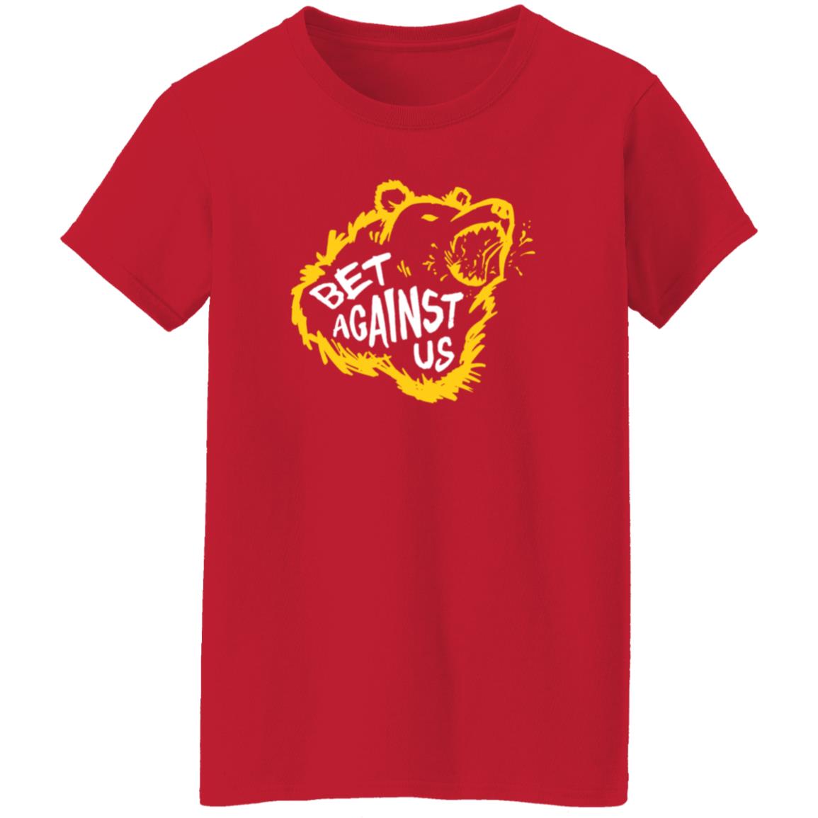 Bet Against Us Shirt Dribbble Merch - Teechipus