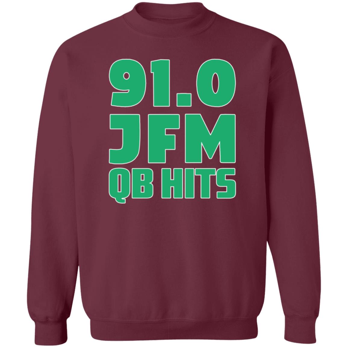91.0 Jfm Qb Hits Long Sleeve T Shirt John Franklin-Myers 91.0 Jfm Qb Hits Shirt Hoodie Sweatshirt - Teechipus