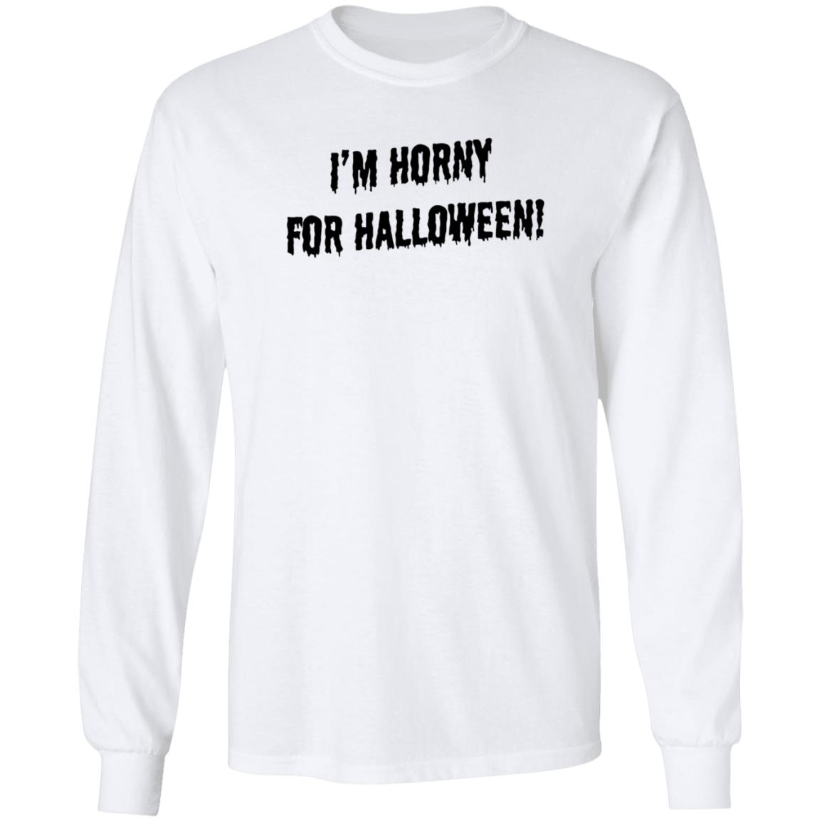 Chelsea Rebecca I'm Horny For Halloween Shirt Hoodie Sweatshirt - Teechipus