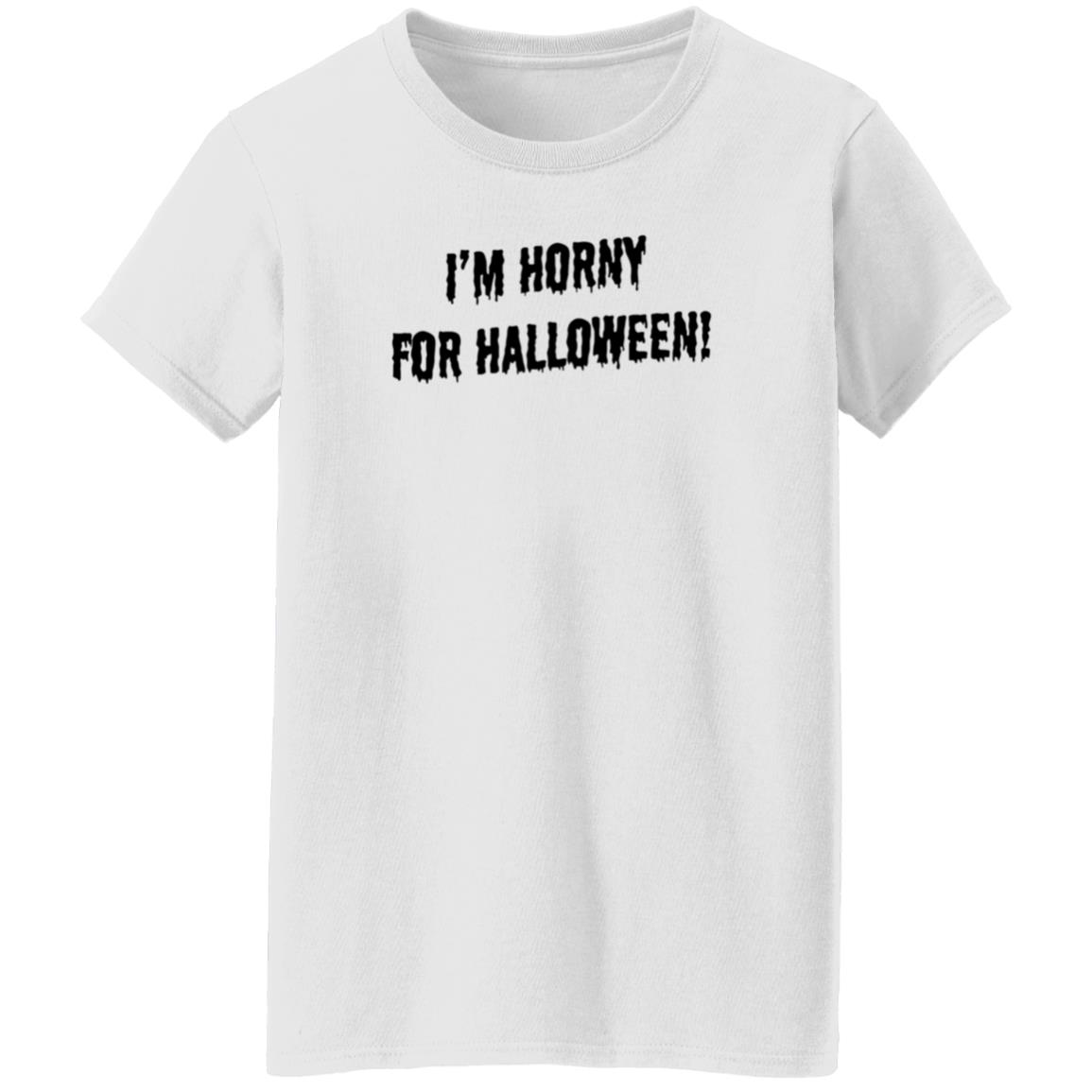 Chelsea Rebecca I'm Horny For Halloween Shirt Hoodie Sweatshirt - Teechipus