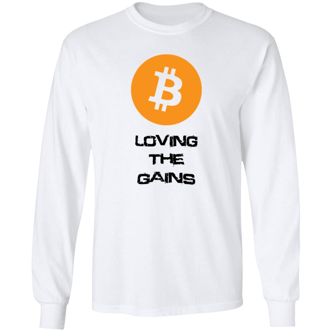 Coin Bureau Store Loving The Gains Bitcoin Shirt Hoodie Sweatshirt - Teechipus