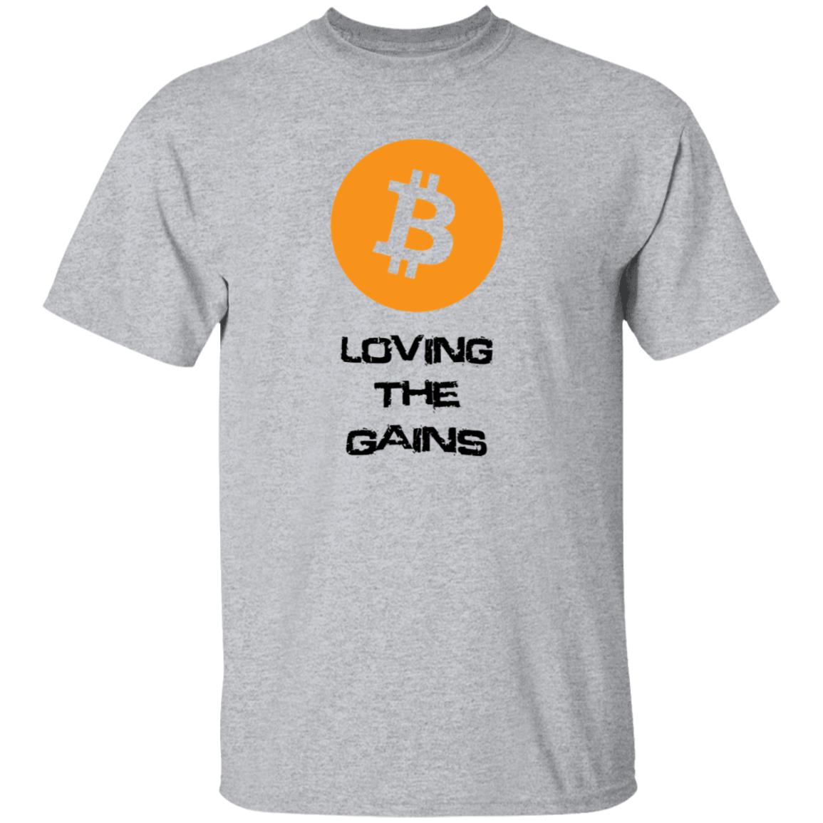 Coin Bureau Store Loving The Gains Bitcoin Shirt Hoodie Sweatshirt - Teechipus