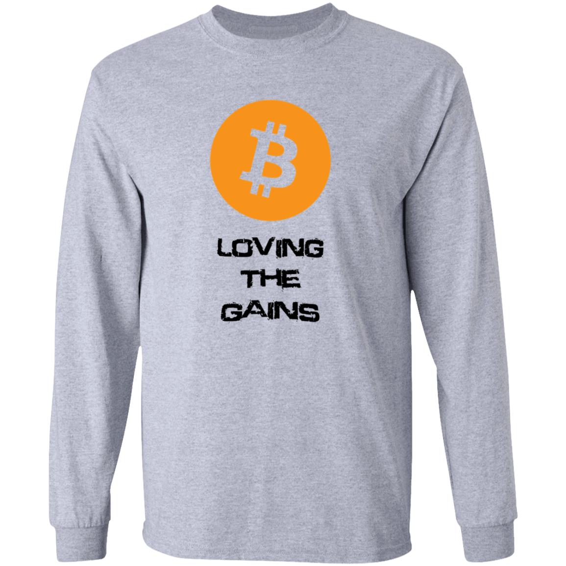 Coin Bureau Store Loving The Gains Bitcoin Shirt Hoodie Sweatshirt - Teechipus