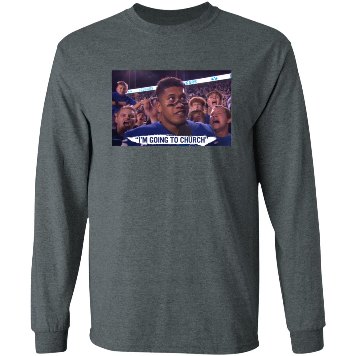 Uriah Leiataua Church Shirt Ohanax Merch Uriah Leiataua I'm Going To Church Shirt - Teechipus