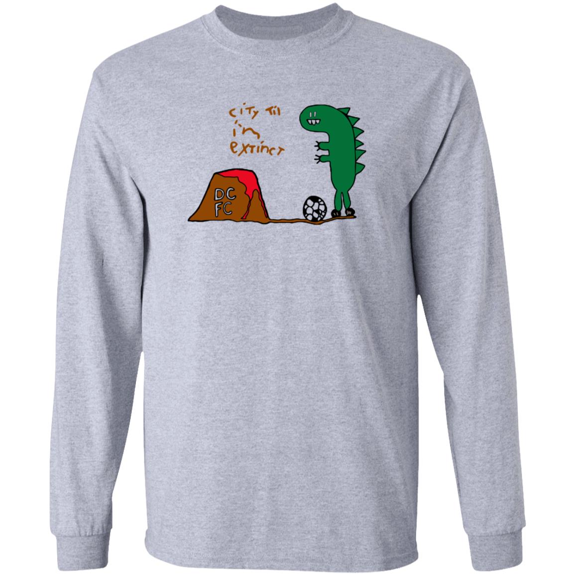 Detroit City Football Club Store Detroit City Fc Dcfc City Til I'm Extinct Shirt Hoodie Sweatshirt - Teechipus