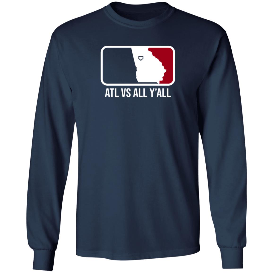 Watchlilytweet Atl Vs All Y'all T Shirt Hoodie Sweatshirt BreakingT Store - Teechipus