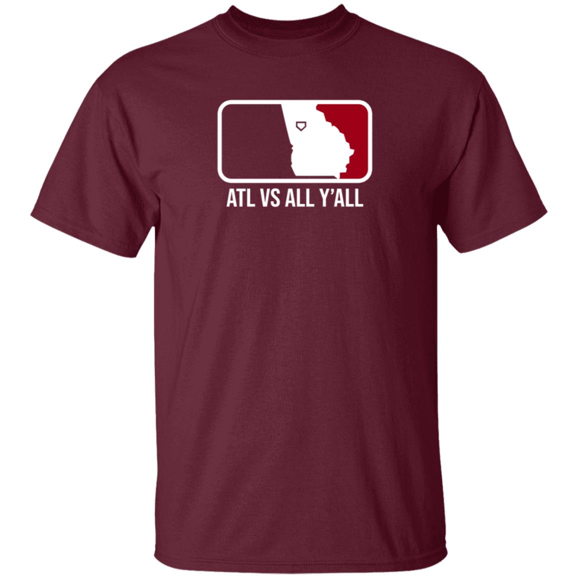 Watchlilytweet Atl Vs All Y'all T Shirt Hoodie Sweatshirt BreakingT Store - Teechipus