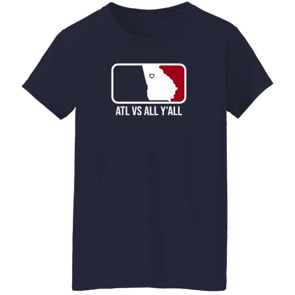 Watchlilytweet Atl Vs All Y'all T Shirt Hoodie Sweatshirt BreakingT Store - Teechipus
