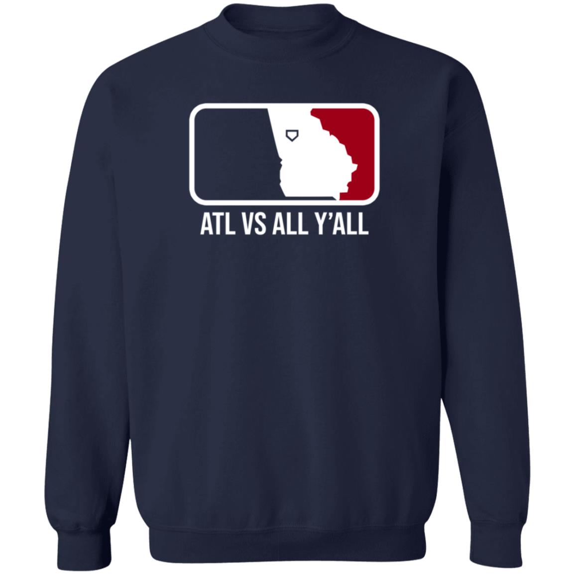 Watchlilytweet Atl Vs All Y'all T Shirt Hoodie Sweatshirt BreakingT Store - Teechipus