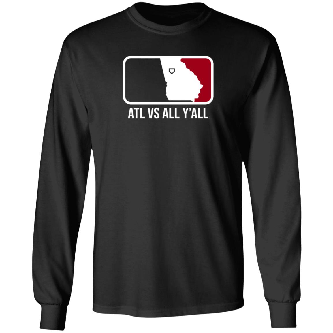 Watchlilytweet Atl Vs All Y'all T Shirt Hoodie Sweatshirt BreakingT Store - Teechipus