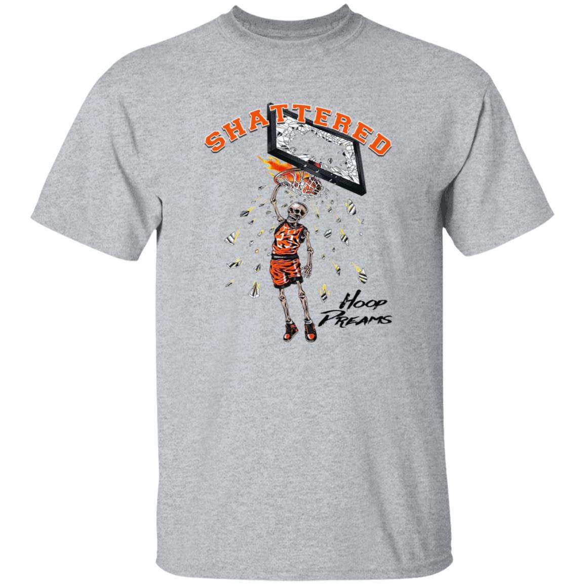 Shattered Hoop Dreams Shirt Tytattyre Merch - Teechipus