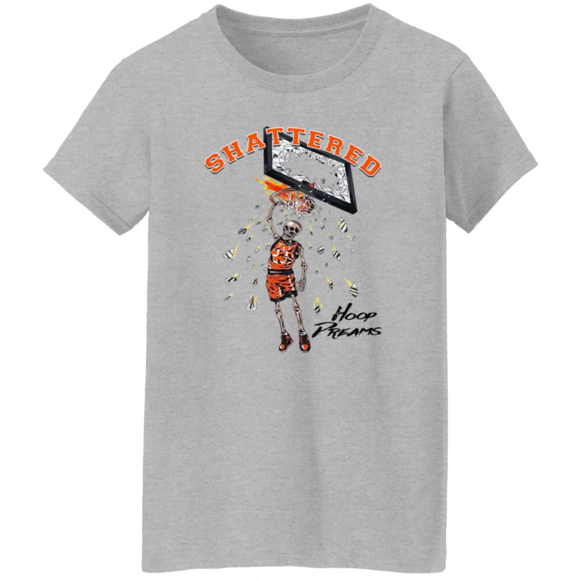 Shattered Hoop Dreams Shirt Tytattyre Merch - Teechipus