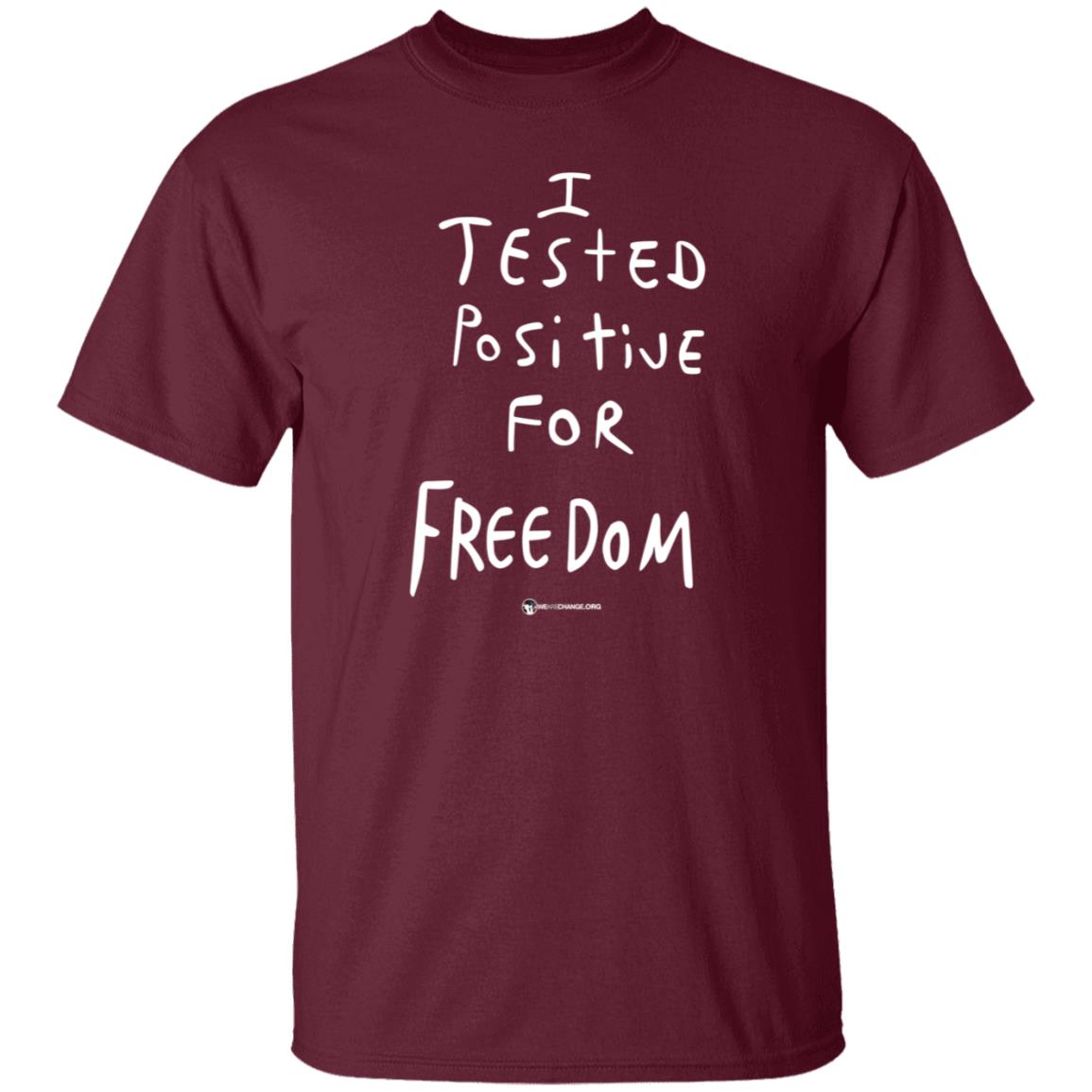 I Tested Positive For Freedom Shirt Luke Rudkowski I Tested Positive For Freedom Shirt - Teechipus