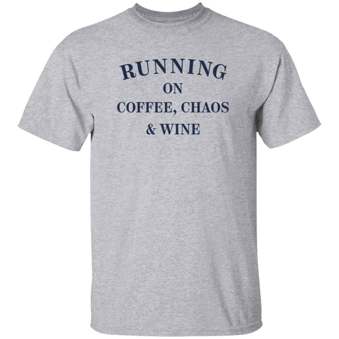 Running On Coffee Chaos Wine Shirt Maria Running On Coffee Chaos Wine Shirt Hoodie Sweatshirt - Teechipus