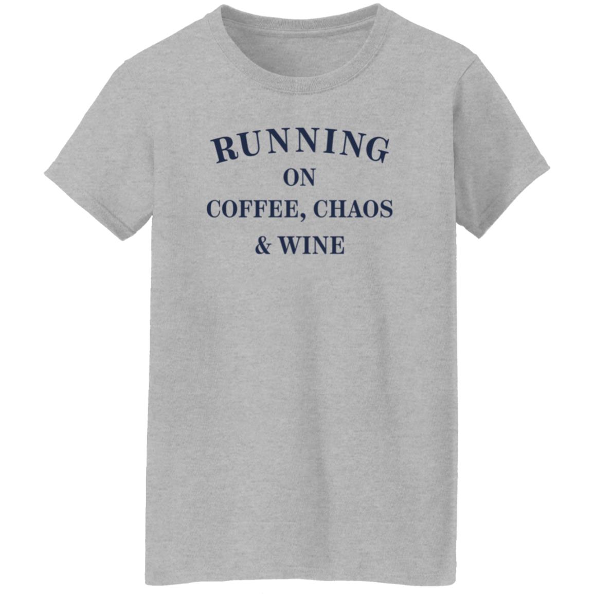 Running On Coffee Chaos Wine Shirt Maria Running On Coffee Chaos Wine Shirt Hoodie Sweatshirt - Teechipus