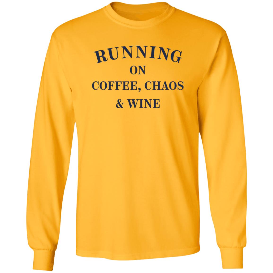 Running On Coffee Chaos Wine Shirt Maria Running On Coffee Chaos Wine Shirt Hoodie Sweatshirt - Teechipus