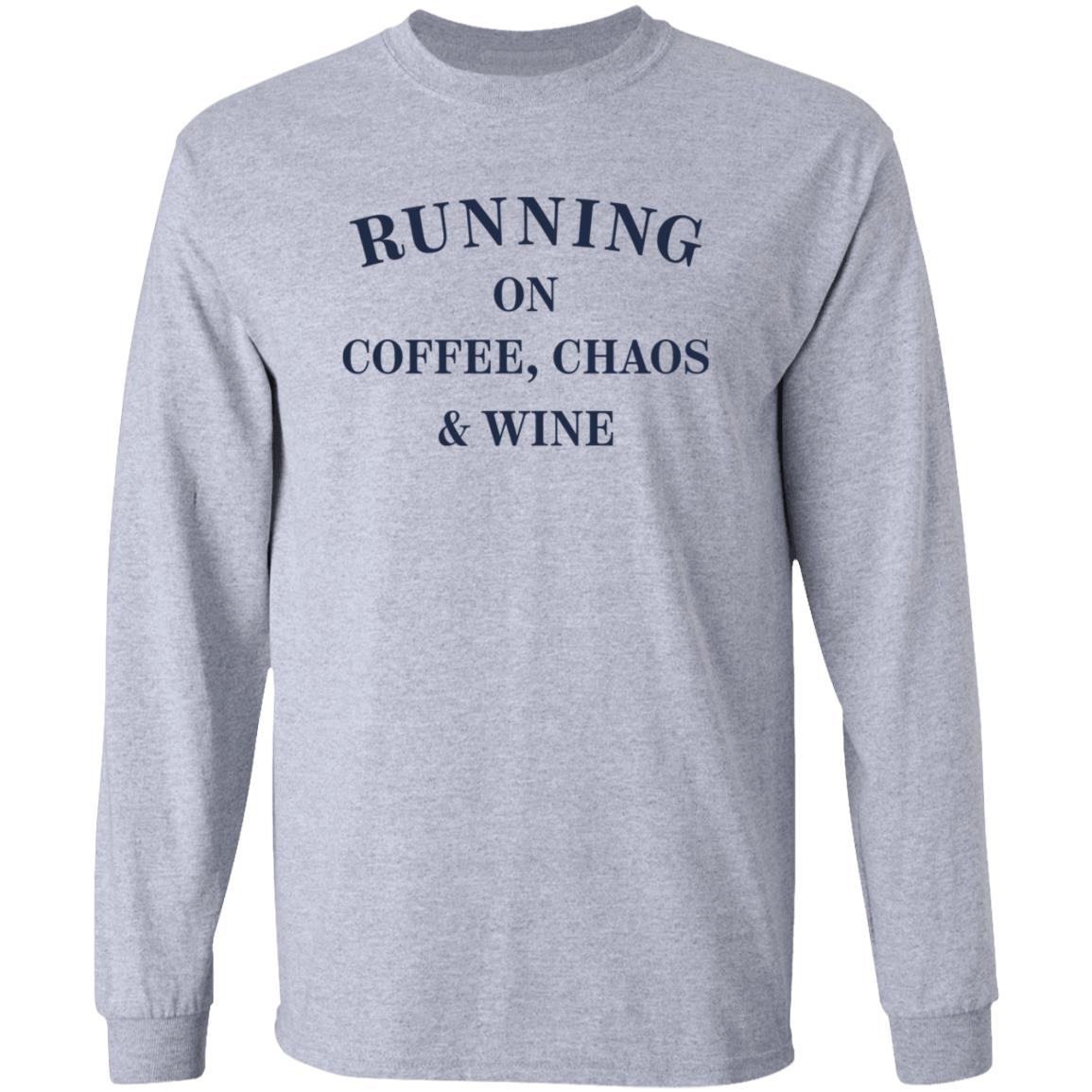 Running On Coffee Chaos Wine Shirt Maria Running On Coffee Chaos Wine Shirt Hoodie Sweatshirt - Teechipus