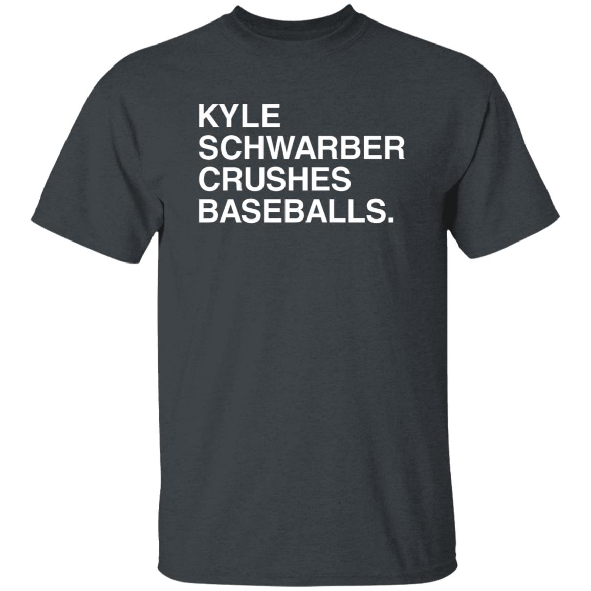 Kyle Schwarber Crushes Baseballs Shirt Obvious Shirts - Teechipus