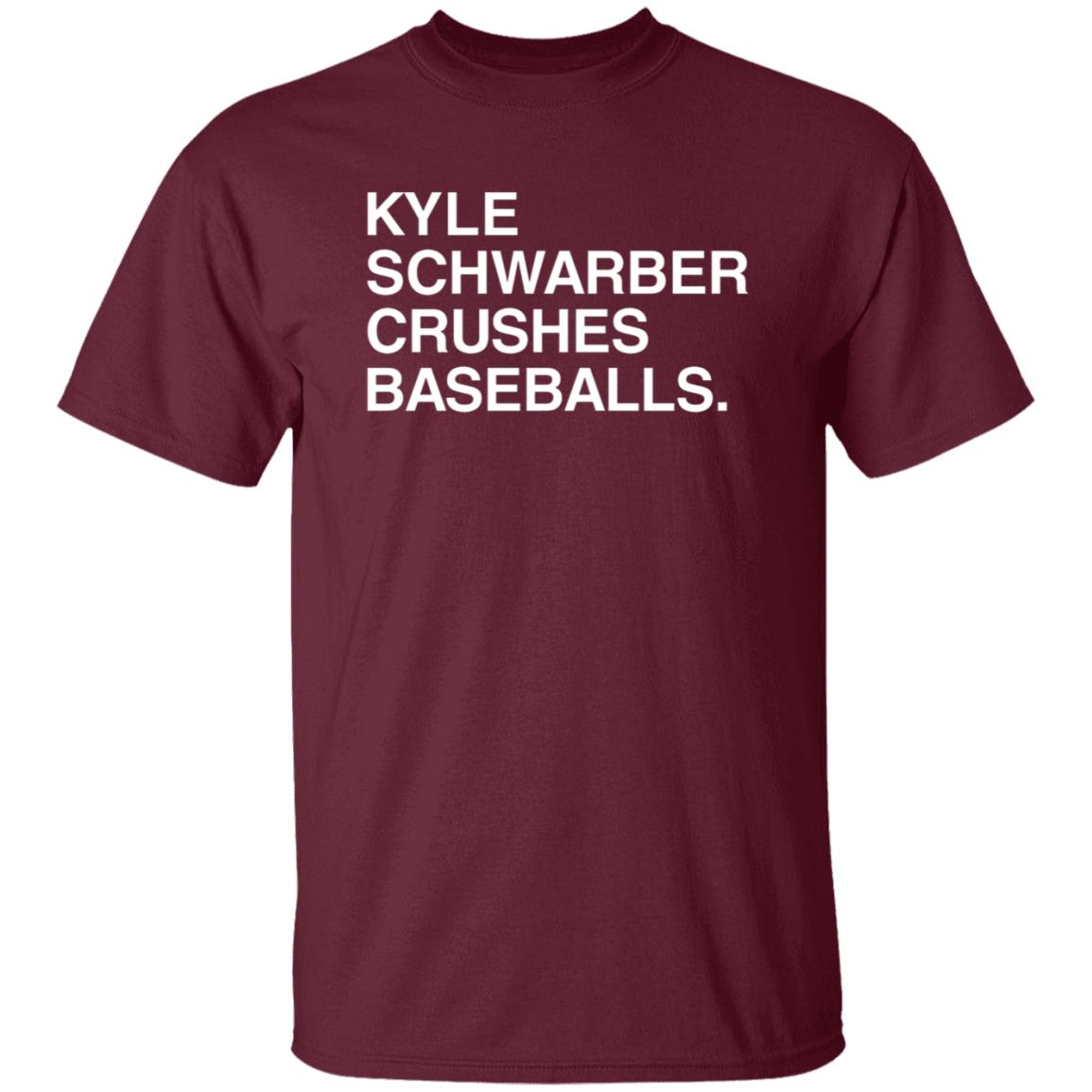 Kyle Schwarber Crushes Baseballs Shirt Obvious Shirts - Teechipus