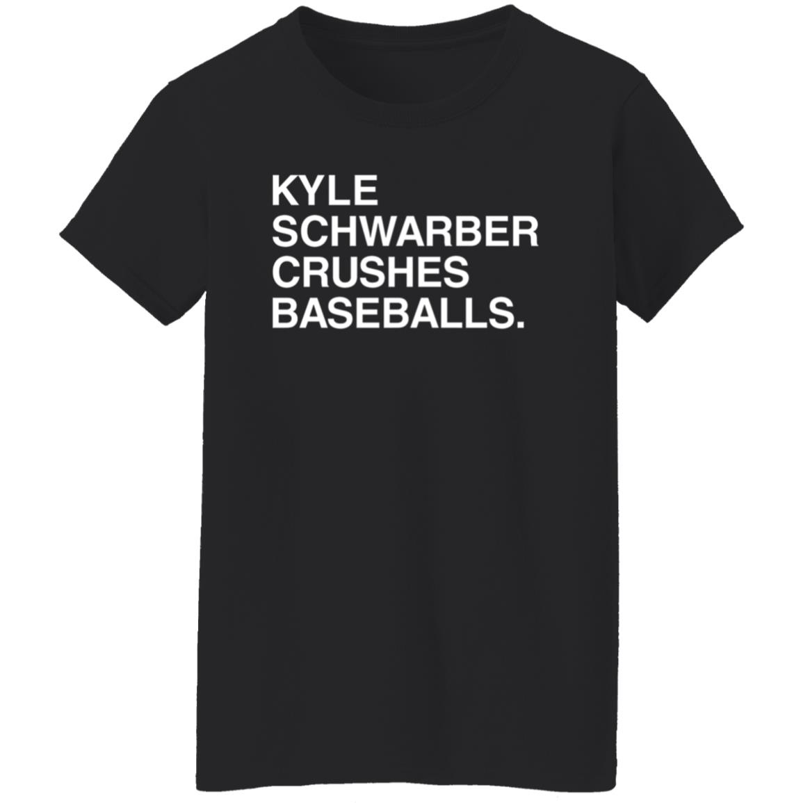 Kyle Schwarber Crushes Baseballs Shirt Obvious Shirts - Teechipus