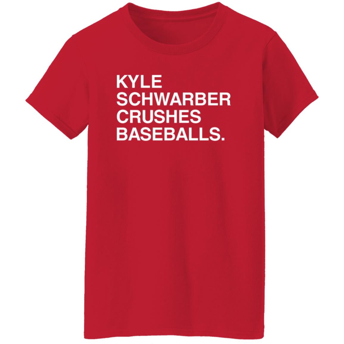 Kyle Schwarber Crushes Baseballs Shirt Obvious Shirts - Teechipus