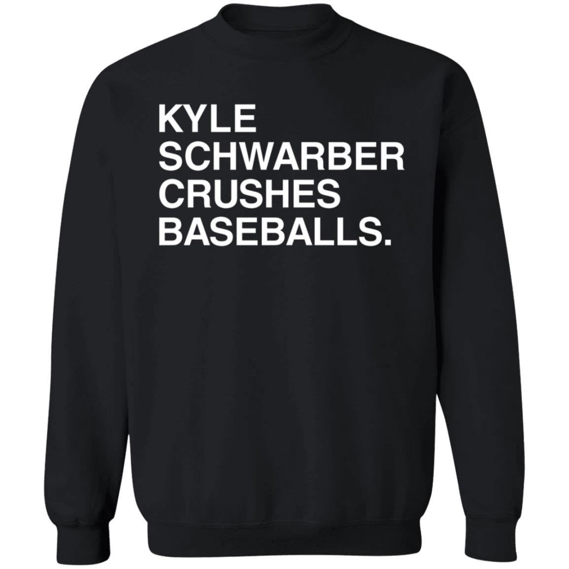 Kyle Schwarber Crushes Baseballs Shirt Obvious Shirts - Teechipus