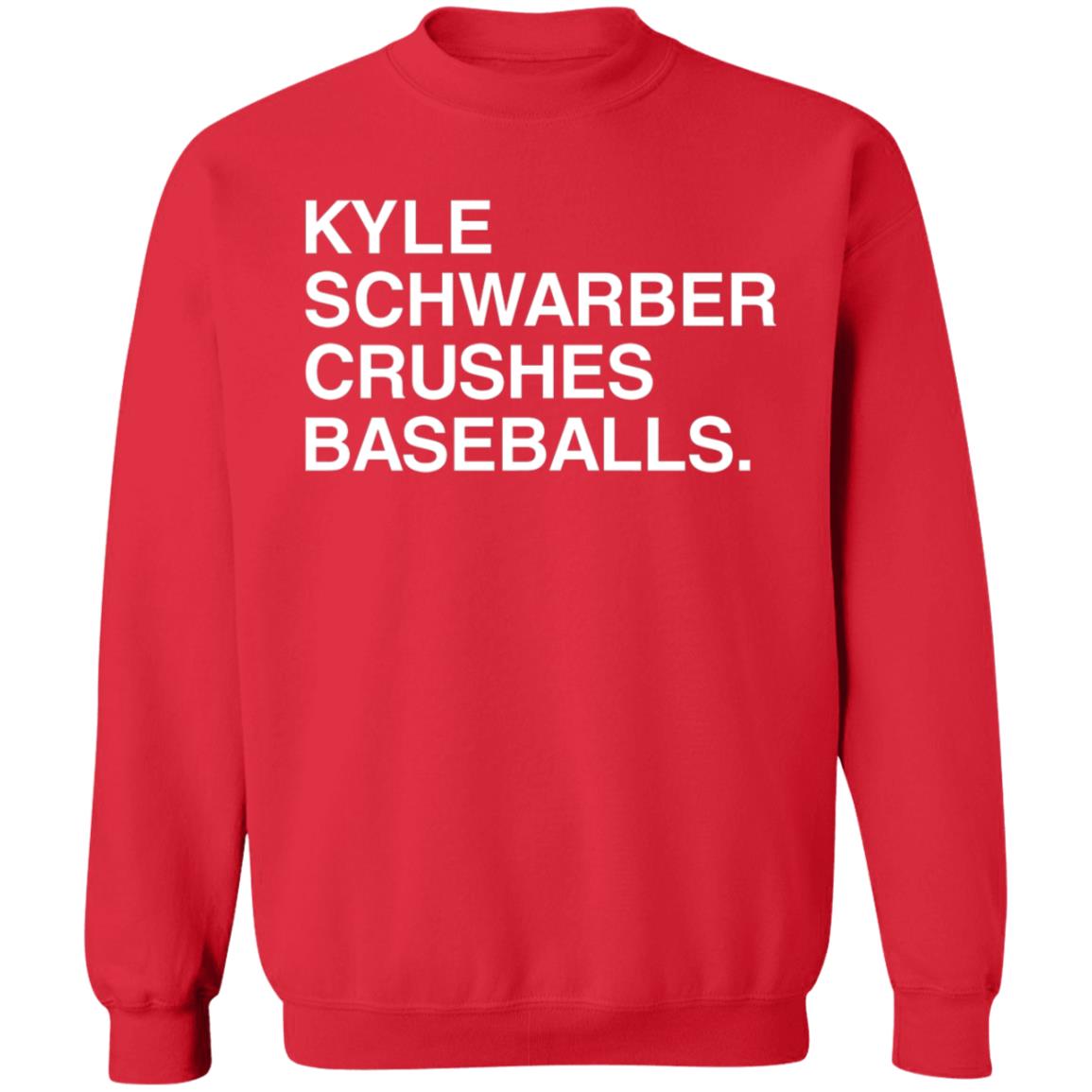 Kyle Schwarber Crushes Baseballs Shirt Obvious Shirts - Teechipus