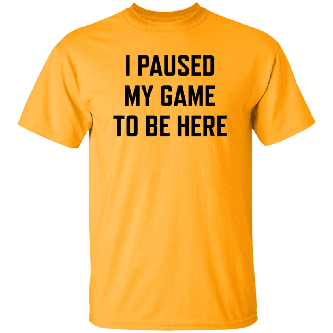 I Paused My Game To Be Here Shirt Hoodie Sweatshirt - Teechipus