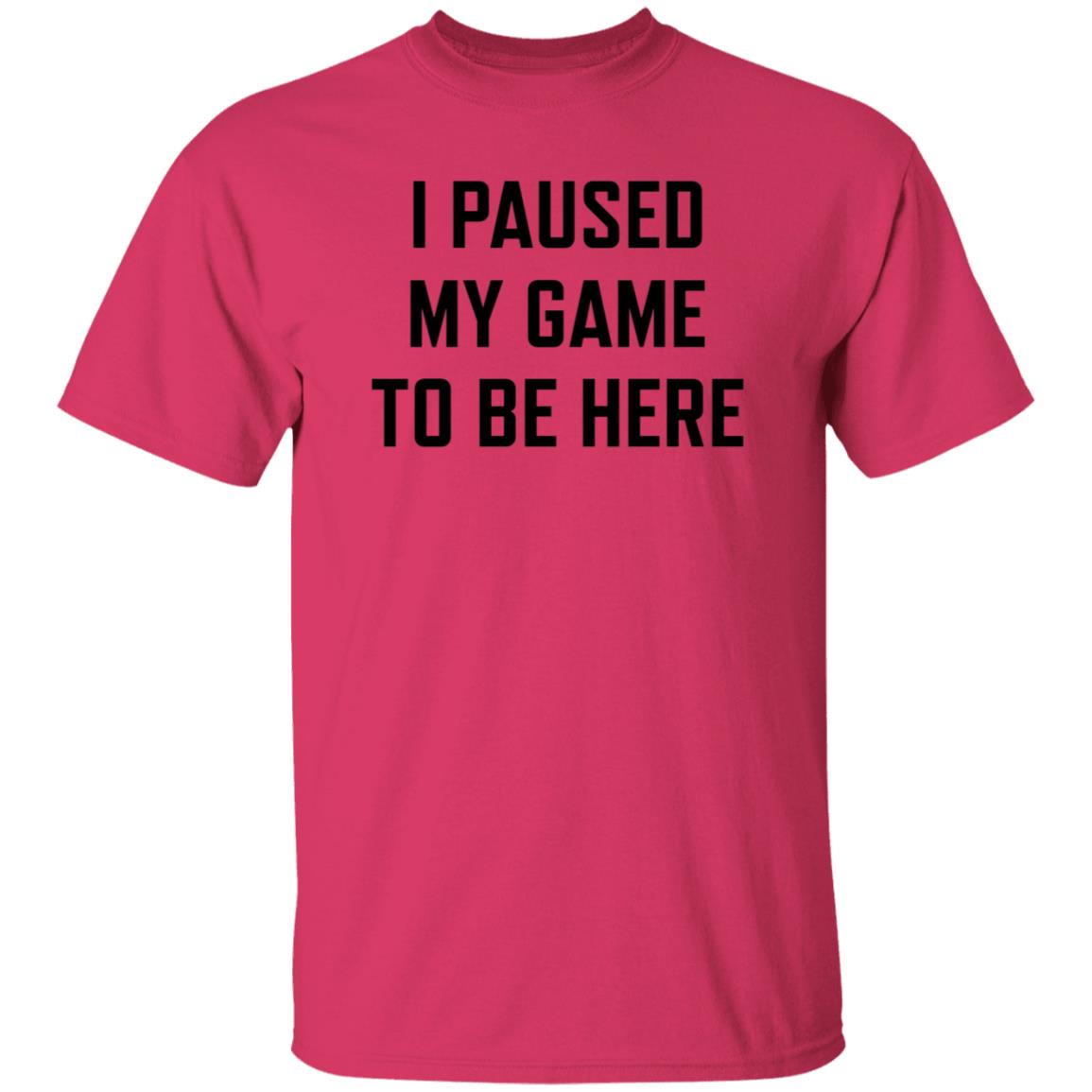 I Paused My Game To Be Here Shirt Hoodie Sweatshirt - Teechipus